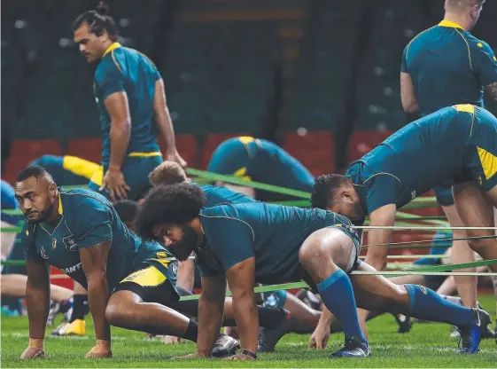  ?? Picture: AFP PHOTO ?? Australia's hooker Tatafu Polota-Nau has big plans not just for this weekend against England but for his club future.