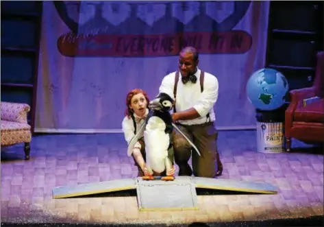  ?? SUBMITTED PHOTOS ?? The stage version of ‘Mr. Popper’s Penguins’ is powered, partly, by puppet penguins.