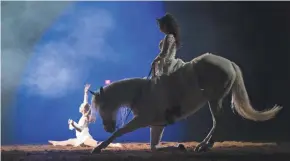  ?? MIDWEST HORSE FAIR ?? Staci Diza and Haley Pizzini perform at the Midwest Horse Fair. This year’s fair will run April 21-23 at the Alliant Energy Center in Madison.