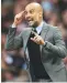  ??  ?? Empty-handed... Pep Guardiola