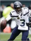  ?? MATT ROURKE – THE ASSOCIATED PRESS ?? Seahawks quarterbac­k Russell Wilson hasn’t played well lately, but he still figures to be a formidable task for the 49ers on Sunday.