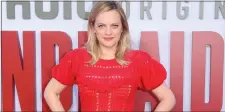  ?? WILLY SANJUAN/INVISION/AP, FILE ?? Elisabeth Moss attends “The Handmaid’s Tale’s” season three finale red carpet in 2019 in Los Angeles.