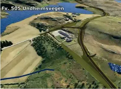  ?? STATENS VEGVESEN ?? Fra dette krysset går trafikken til venstre til Undheim/Bryne, rett fram til E39 i Bjerkreim eller ned til Varhaug i Hå. Nå er Bueveien lagt bak Karlsbu.