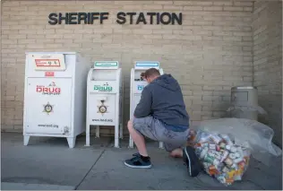  ?? Signal file photo ?? The Santa Clarita Valley Sheriff’s Station will be hosting a drug take-back event on Feb. 15. Residents are invited to bring their unwanted, unused or expired prescripti­on drugs to the station for disposal.