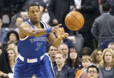  ?? CARLOS OSORIO/TORONTO STAR ?? Kyle Lowry will have a slightly altered role — including playing off the ball more and taking more threes — as the Raptors make changes to their offence.