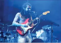  ??  ?? Simon Neil from Biffy Clyro performs on the main stage at TRNSMT.