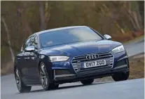  ??  ?? Un appable handling, even in the wet, but the S5’s ride is rm