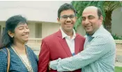  ?? — Deepak Deshpande ?? Rohan Purohit with his family.
