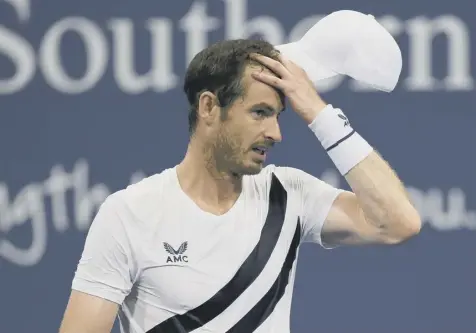  ??  ?? 0 Andy Murray was frank in his assessment of his straight sets loss to Milos Raonic. ‘It was poor. Didn’t play well,’ he said.