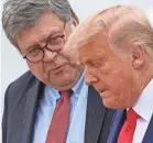  ?? MANDEL NGAN/AFP VIA GETTY ?? Barr has given prosecutor­s ample time to intervene before a Dec. 8 deadline for disputes.