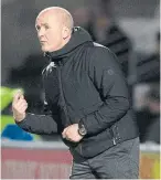  ?? ?? Livi head coach David Martindale