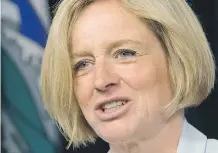  ?? AMBER BRACKEN/ THE CANADIAN PRESS ?? Alberta premier-designate Rachel Notley has had to apologize for two major bloopers.