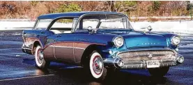  ?? Motor Matters photo ?? Steve Pieper located a 1957 Buick Special Riviera Estate Wagon whose original owner lived in Utah. Pieper stepped in to purchase the 17-foot, 4-inch-long Buick and had it trucked home to Virginia. The transmissi­on was rebuilt and the car was repainted...