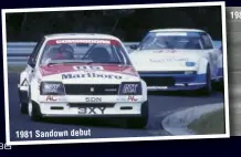  ??  ?? 1981 Sandown debut