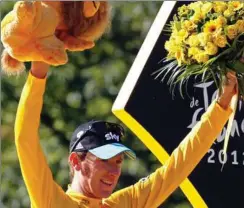  ?? FOTO: STEPHANE MAHE/RITZAU SCANPIX ?? Bradley Wiggins vandt Tour de France i 2012. Holdkammer­aten Chris Froome sluttede toer.