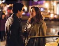  ?? JAKE GILES NETTER — LIONSGATE VIA AP ?? This image released by Lionsgate shows Max Greenfield, left, and Brie Larson in “The Glass Castle.”