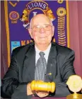  ??  ?? Katikati Lions Club Charter president, the late Ray Ruane.