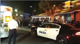  ?? PHOTO FROM VIDEO BY OC HAWK ?? Multiple fights broke out July 16at Knott’s Berry Farm. The park responded to the disturbanc­e by institutin­g a “chaperone” policy that requires underage visitors to be accompanie­d by someone 21 or older Fridays and Saturdays.