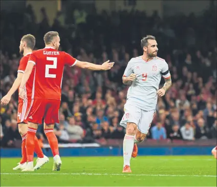  ?? FOTO: GETTY ?? fue el gran protagonis­ta de la victoria de la selección en Cardiff ante Gales