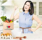  ??  ?? Marian Rivera makes four family favorites (spaghetti, “menudo,” barbecue, and “lumpiang shanghai”) with P2,000 for 10 people for Waltermart’s challenge.