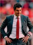  ?? AFP ?? Il partner Il tecnico Rui Vitoria