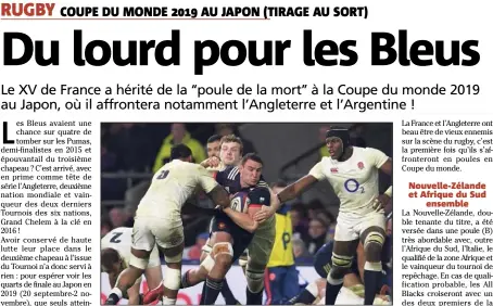  ?? (Photo AFP) ?? Picamoles et les Bleus vont retrouver l’Angleterre. Pas un cadeau...