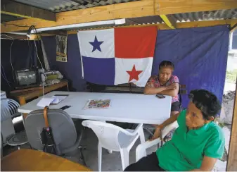  ?? Arnulfo Franco / Associated Press ?? Residents displaced from a redevelope­d Panama City neighborho­od now live in a shelter.