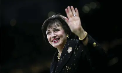  ??  ?? The Saints, whose devoutly Catholic owner Gayle Benson is close friends with the local archbishop, have disputed as “outrageous” any suggestion that the team helped cover up crimes. Photograph: Jonathan Bachman/Getty Images