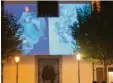  ?? Foto: Michael Hochgemuth ?? An der Fassade von St. Moritz war eine Videoproje­ktion von Gregor Grahe zu se‰ hen.