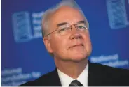  ?? Saul Loeb / AFP / Getty Images ?? Secretary of Health and Human Services Tom Price used private charter aircraft for official trips.