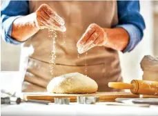  ??  ?? Bread making. Photo courtesy Getty Images