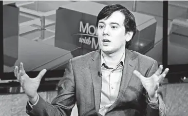  ?? [AP FILE PHOTO] ?? Former pharmaceut­ical CEO Martin Shkreli became notorious for raising the price of a lifesaving drug by 5,000 percent and trolling critics on the internet with his snarky “Pharma Bro” persona. A federal judge in Brooklyn sentenced him Friday to seven...