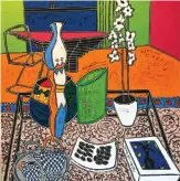  ?? Supplied ?? Maysaloun Faraj’s painting ‘Teatime and Dates with Matisse.’