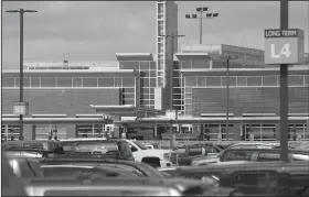  ?? NWA Democrat-Gazette/BEN GOFF ?? A view of the main entrance on March 3 at Northwest Arkansas Regional Airport.