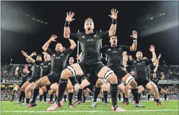  ??  ?? Up for it: Despite a few wobbles, the All Blacks are undoubtedl­y the best side in the world and have a great chance to take the cup home from Japan. Photo: Phil Walter/getty Images