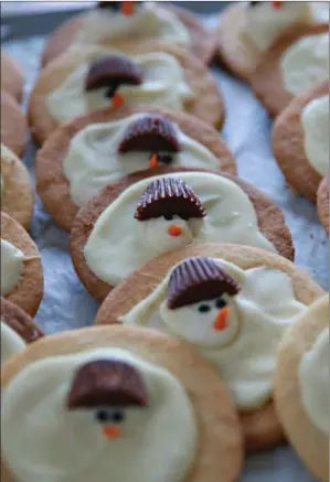  ??  ?? Melted Snowmen from Black Sheep Bakery.