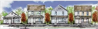  ?? CONTRIBUTE­D ?? Constructi­on on homes in Wolf Creek in West Dayton is scheduled to start this summer.