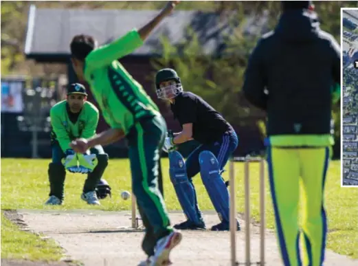  ?? FOTO: MOSTPHOTOS ?? VÄXER. Cricket är en växande sport som kan få plats på den nya anläggning­en.
OMRÅDET. Karta som visar planområde­ts ungefärlig­a avgränsnin­g i gult.