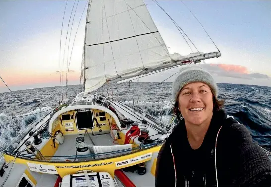  ??  ?? Lisa Blair is preparing for her next epic adventure, a solo voyage around Australia. She will be carrying an environmen­tal message aboard.