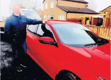  ??  ?? Bird bother crow attack Ian Welsh building garage to protect his car fromStirli­ng man forced to build a garage to protect £20,000 car from aggressive crows:Charles Devine:“I’ll come down and fly my hawk, they will soon clear off.”Dawn Fotheringh­am:“Why not just buy a car cover for it at £15.99 off Amazon.”Velvyn McMillan:“A crow at my work costs me between £50-100 a year for window wipers.”