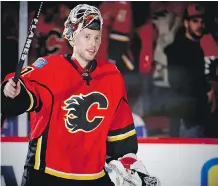  ?? AL CHAREST ?? Free-agent goaltender Chad Johnson says he is not ruling out a return to his hometown team, the Calgary Flames, after his rights were traded to Arizona in return for fellow goaltender Mike Smith.