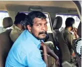  ?? ?? Accused P Sivakumar in police custody
