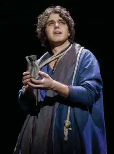  ?? JOAN MARCUS PHOTO ?? Josh Young as Judas in Jesus Christ Superstar on Broadway. The show has been nominated for a Tony Award for Best Revival of a Musical.