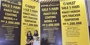  ?? ANDRIANSYA­H POETRA/JAWA POS ?? BANYAK PROMO: Booth PPS manjakan customer SAE 2016 dengan berbagai paket menarik.