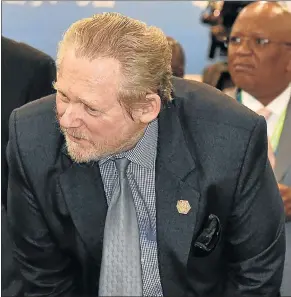  ?? Picture: BUSINESS DAY ?? UNBOWED: Trade and Industry Minister Rob Davies at the the FOCAC Summit in Sandton earlier this month. Mr Davis faced criticism from foreign investors over the Protection of Investment Bill this year.