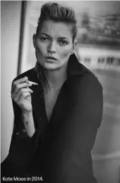  ??  ?? Kate Moss in 2014.