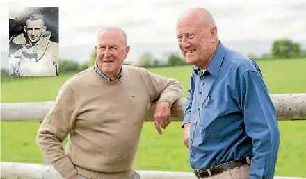  ?? TOM LEE/STUFF ?? Don Stanley, left, and Garry Stanley are thankful their cousin’s burial site has been looked after.