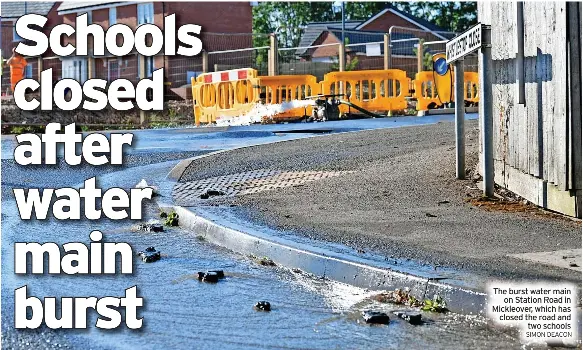 Schools closed after water main burst - PressReader