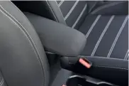  ??  ?? Driver’s armrest is standard on Essential trim and above