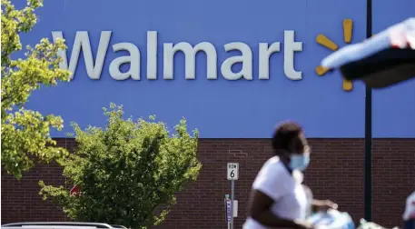  ?? AP FiLe ?? COMING TO YOU: Walmart is launching a venture to deliver other retailer’s products to consumers, using contract workers, autonomous vehicles and drones.